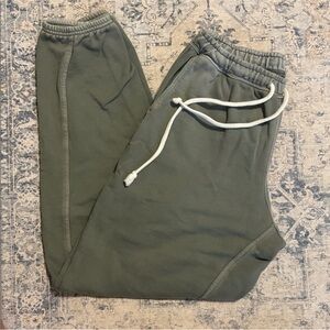 Aerie olive green joggers